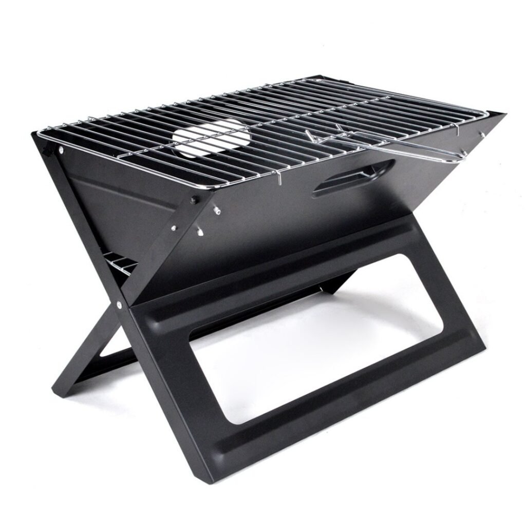 Barbecue à charbon Portable Pliable Grille sous forme de X