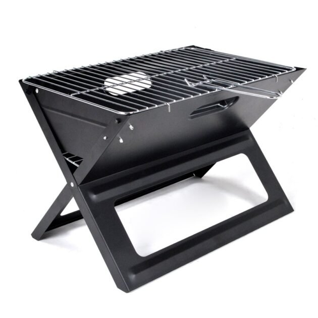 Barbecue à charbon Portable Pliable Grille sous forme de X