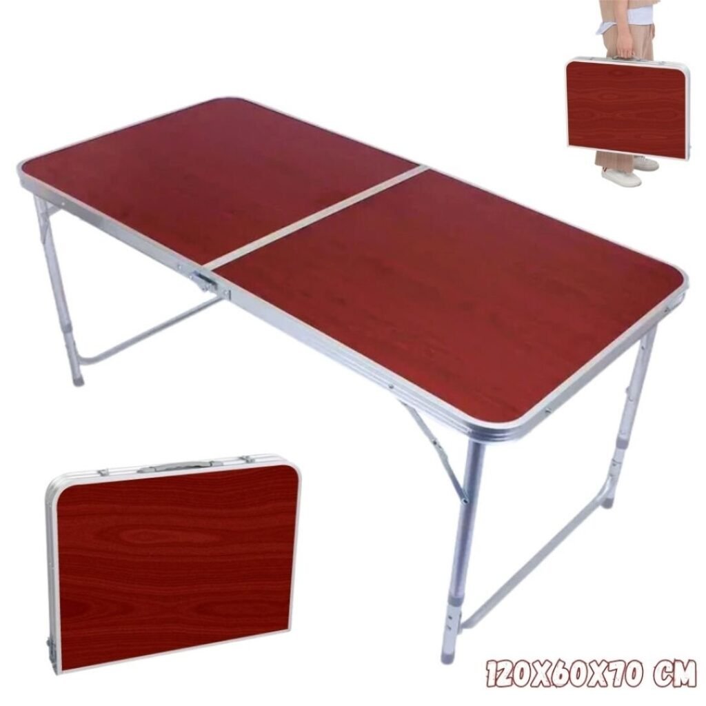 Table Pliante Portable en Aluminium Solide et Légère