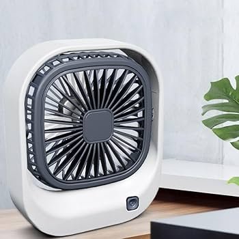 Mini Ventilateur de Bureau USB – Fraîcheur Portative et Réglable à Tout Moment