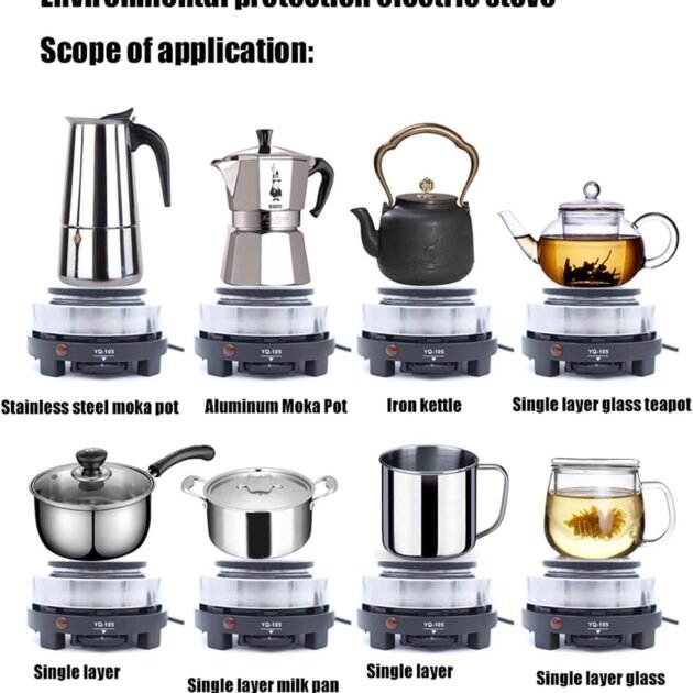 Mini Plaque Chauffante Électrique 500W