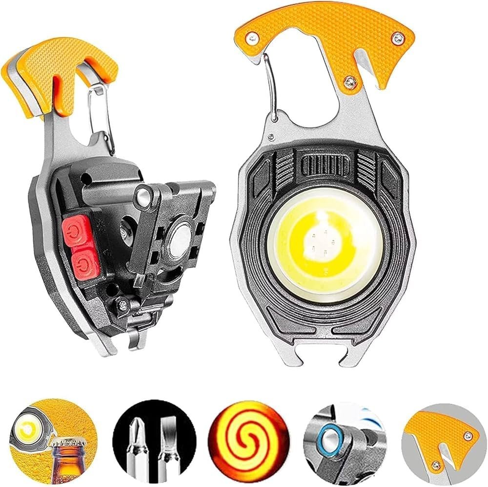 Mini Lampe Torche Porte-Clés 7 Modes - Image 2