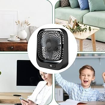 Mini Ventilateur de Bureau USB – Fraîcheur Portative et Réglable à Tout Moment - Image 4