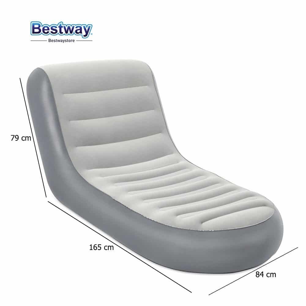 Chaise Longue Confortable Bestway 75064 - Pliable et Ergonomique