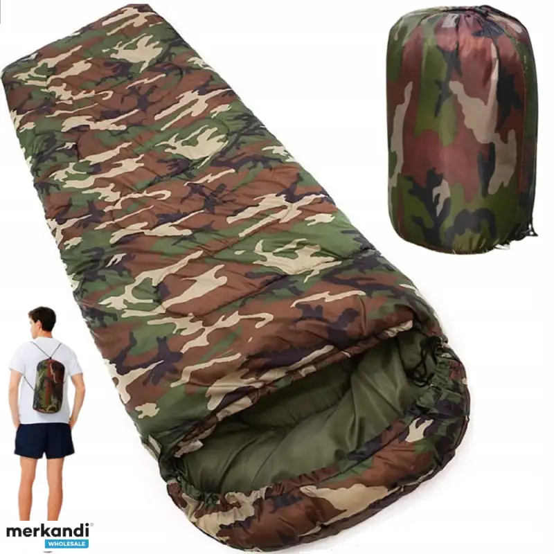Sac de Couchage Camouflage – Confort Imperméable et Léger pour Camping - Image 3