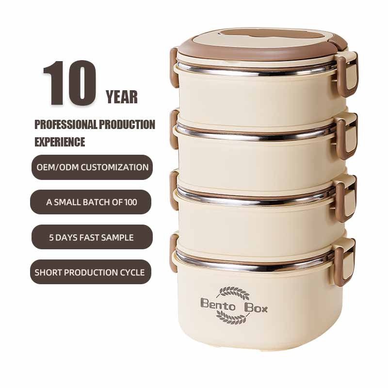 Boîte à lunch en acier inoxydable 4 couches - Image 5