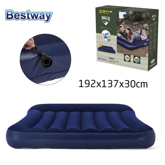 Matelas Gonflable 2 Places avec Oreiller Intégré Bestway 67681