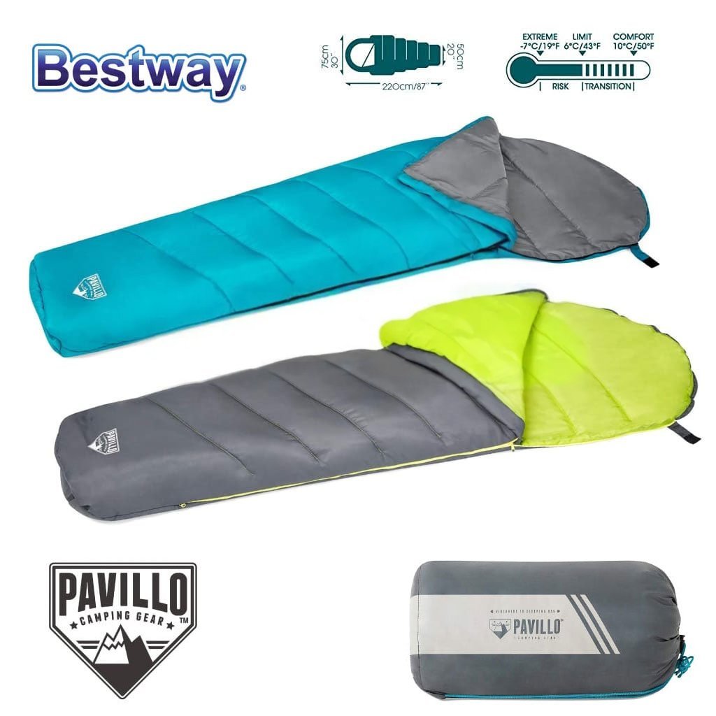 Sac de Couchage Pavillo Bestway 68102 (6 à -10°C) – Dormez au chaud, où que vous soyez !