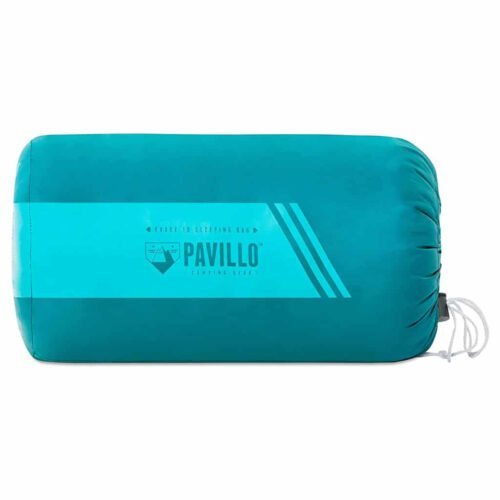 Sac de Couchage Pavillo Evade - 190x84 cm, Bleu-Gris, Oreiller Gonflable Inclus