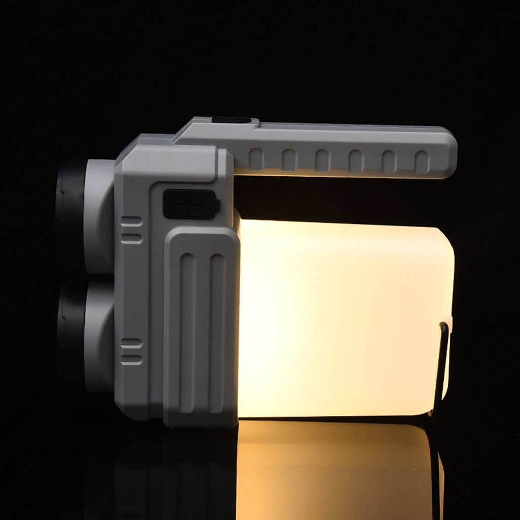 Lampe de Camping LED Rechargeable avec Batterie Externe et Port Type C