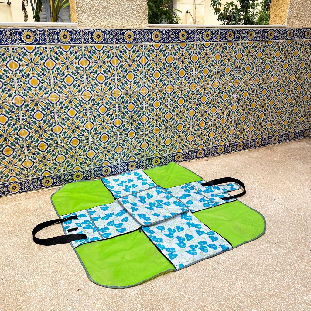 Sac de Camping Convertible en Tapis 2 en 1