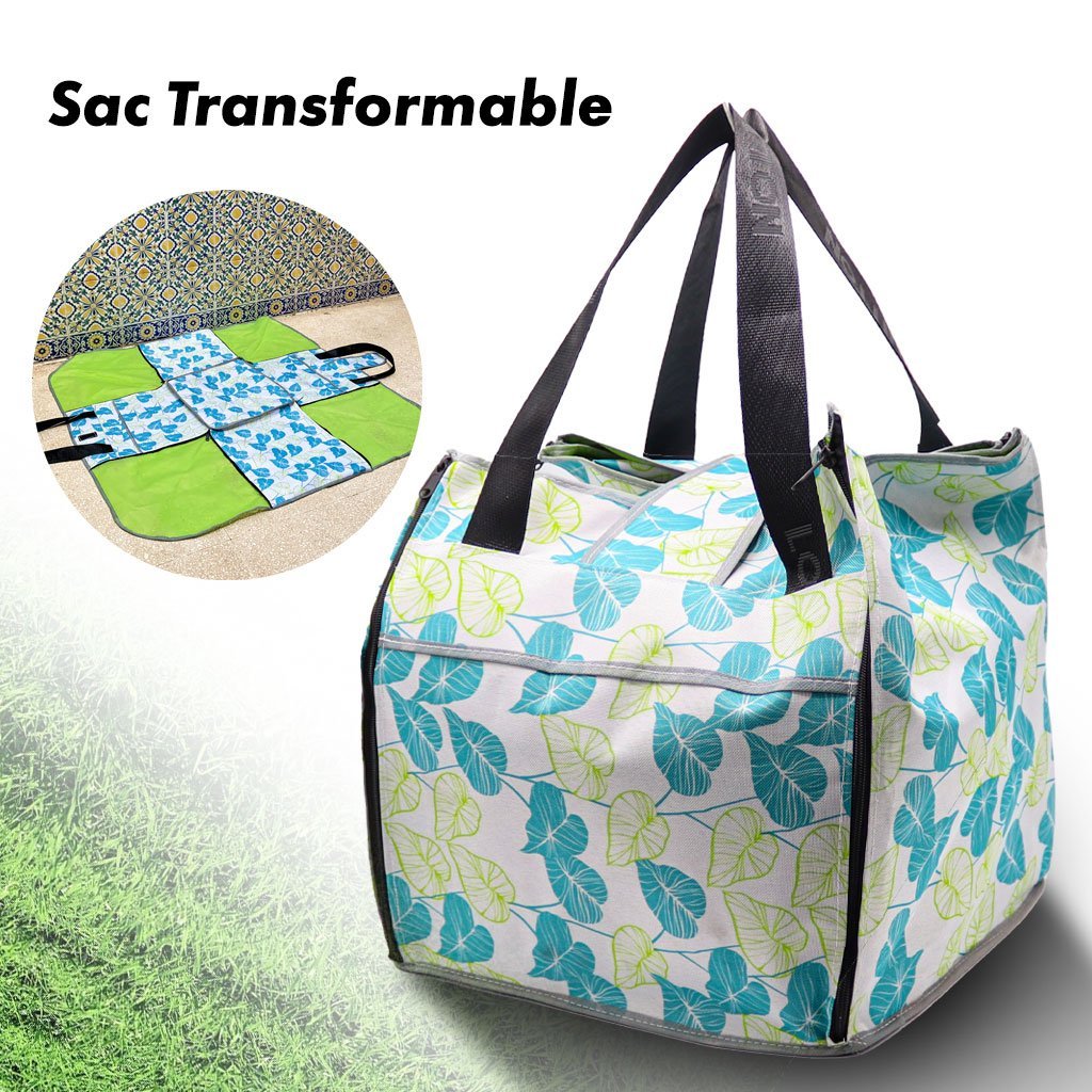 Sac de Camping Convertible en Tapis 2 en 1
