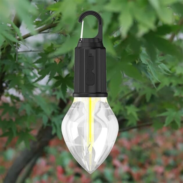 Lampes Rechargeables avec Crochet à Clip – 3 Modes d’Éclairage