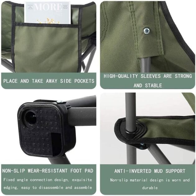 Chaise d’extérieur en tissu Oxford 600D imperméable