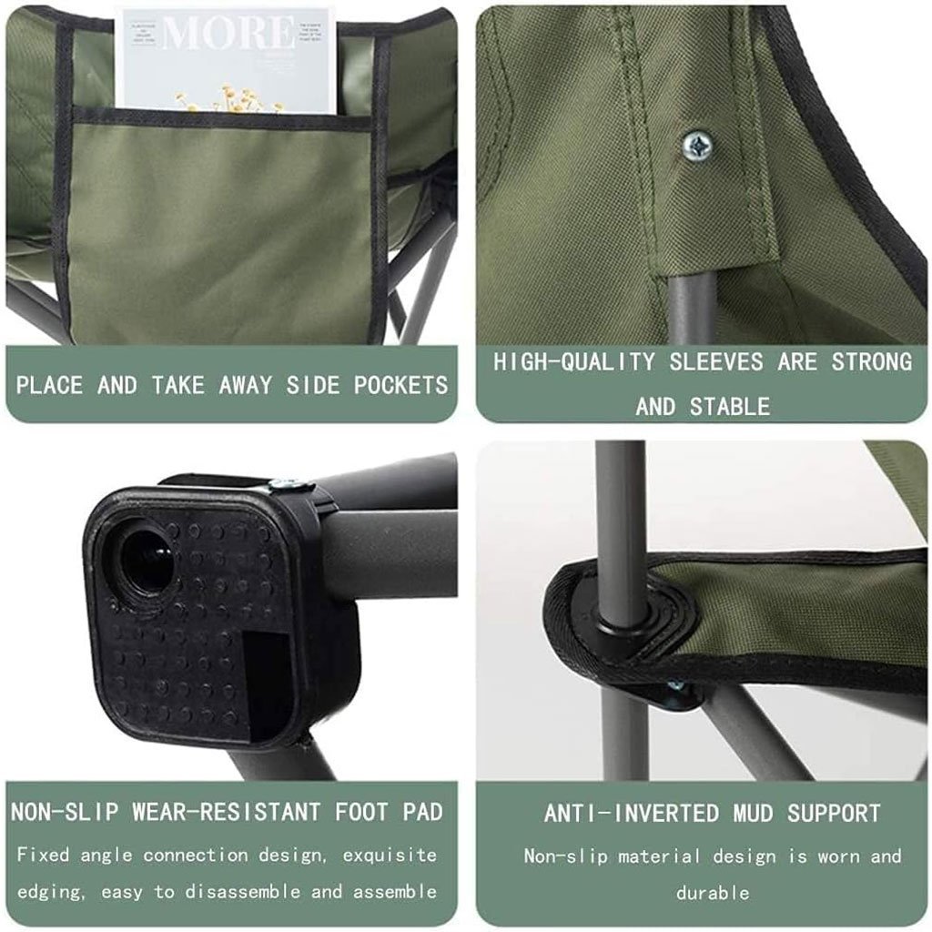 Chaise d’extérieur en tissu Oxford 600D imperméable - Image 2