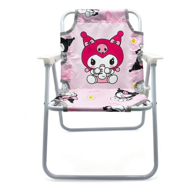 Chaise Enfant Pliable avec Motifs Stitch & Kuromi – Confort et Sécurité