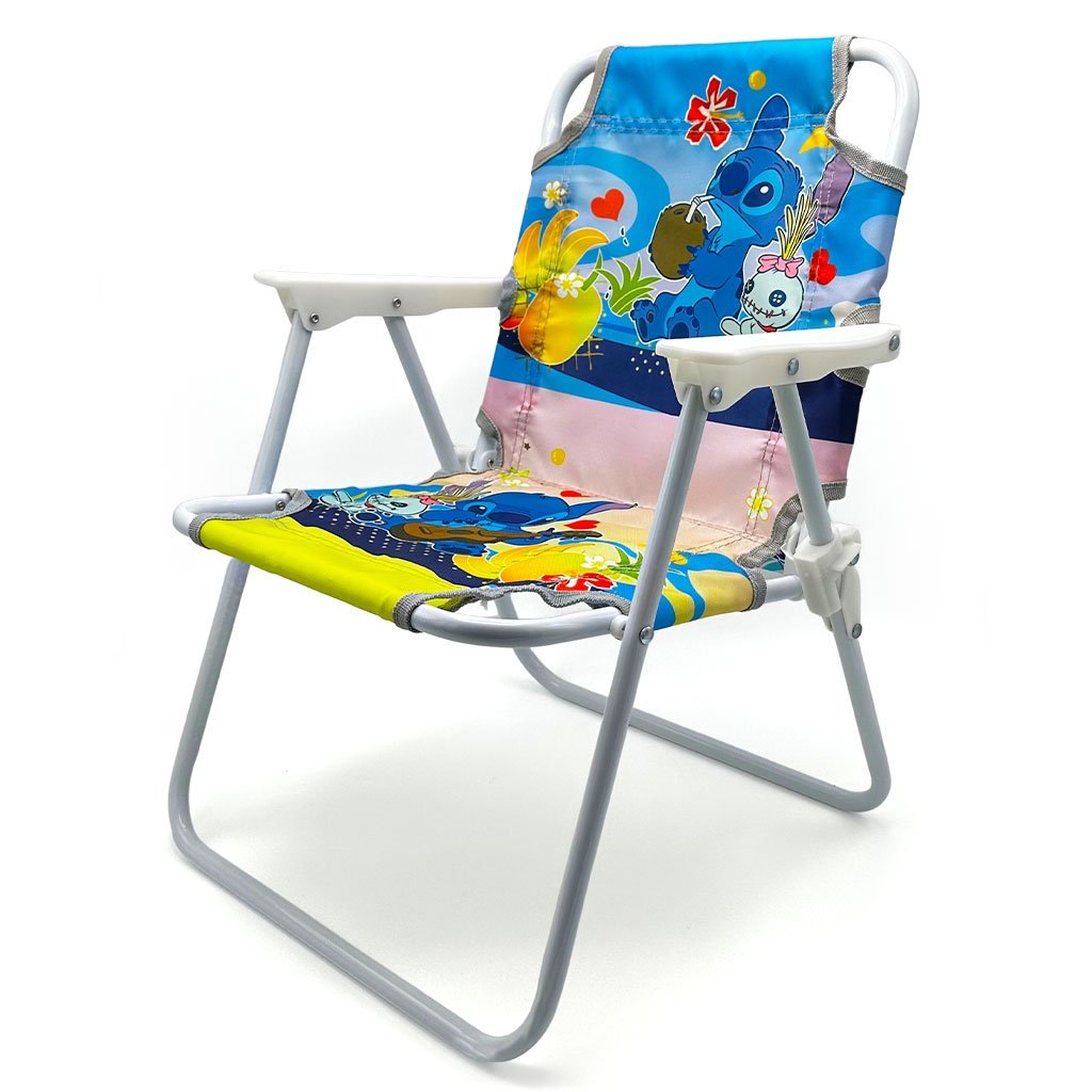 Chaise Enfant Pliable avec Motifs Stitch & Kuromi – Confort et Sécurité - Image 4