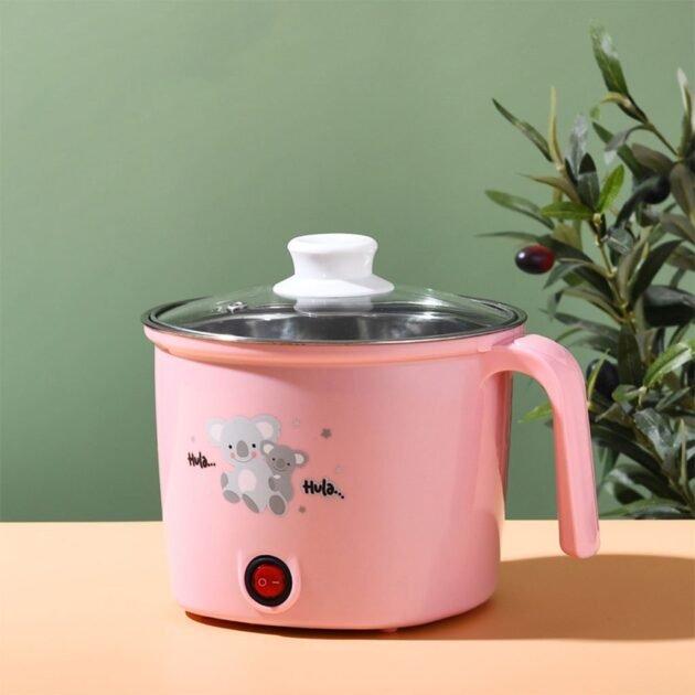 Cuiseur Électrique Portable Multifonctions 18cm V2 – Cuisine Saine et Rapide !