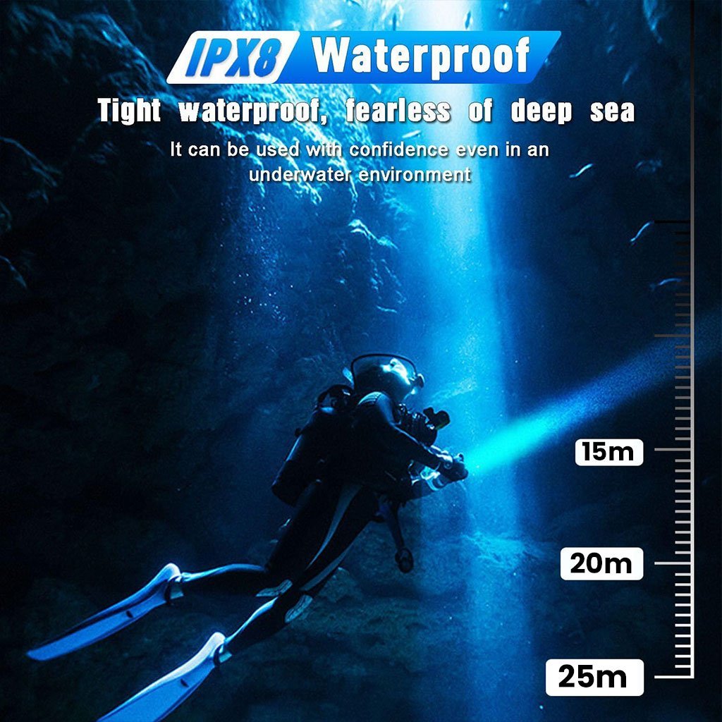 Lampe Torche Sous-Marine Étanche jusqu’à 25 mètres - Image 3