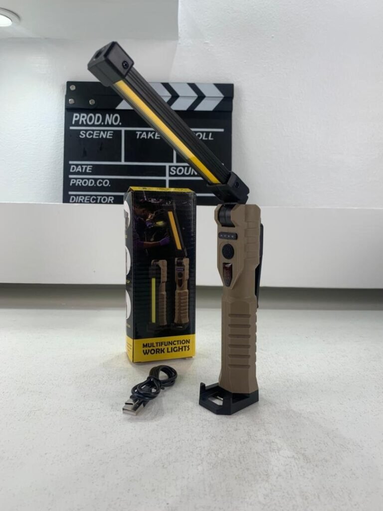 Lampe LED Multifonction Portable 180° – Puissance élevée et IP65