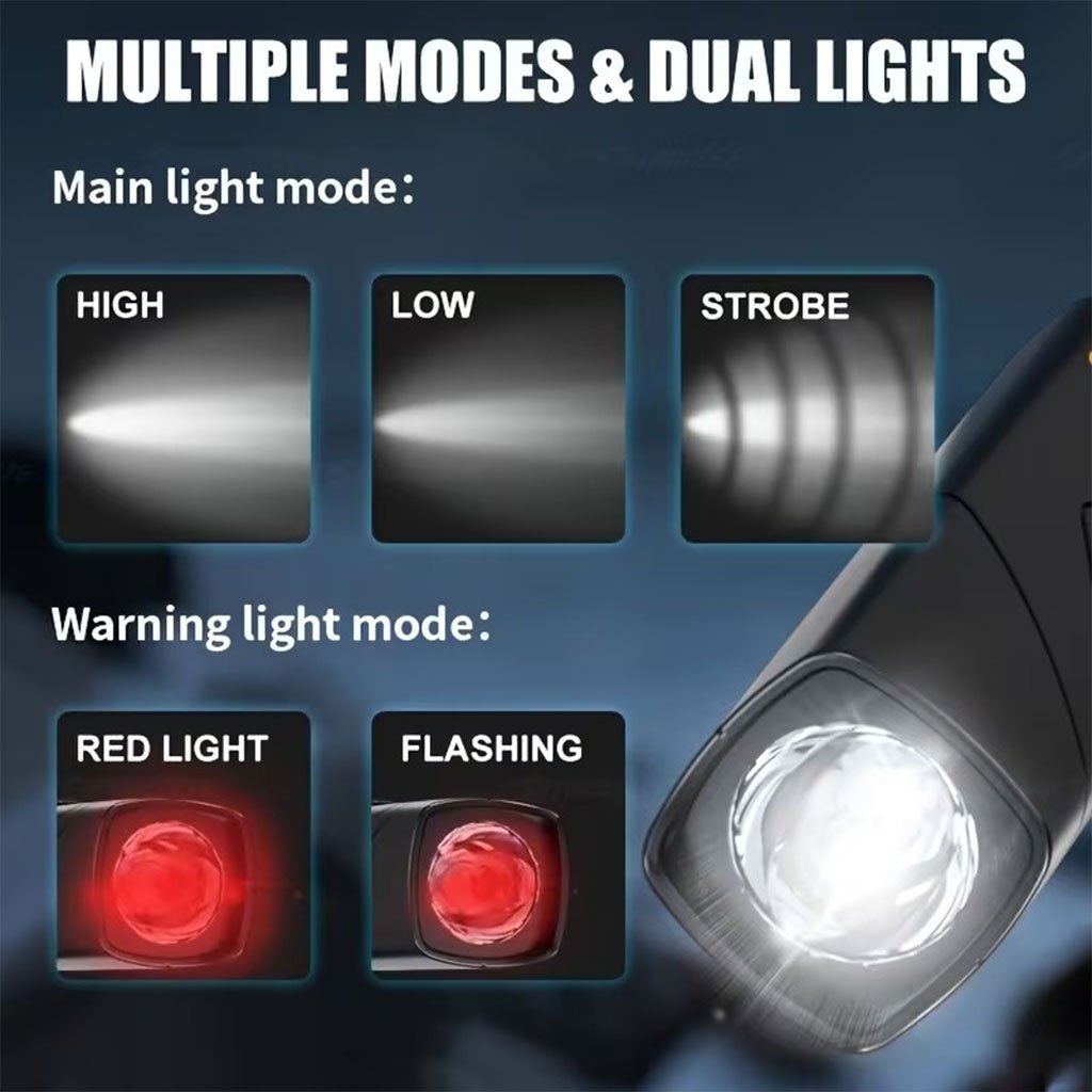 Lampe Frontale Rechargeable 1000 Lumens – Confort absolu, mains libres et visibilité maximale - Image 8