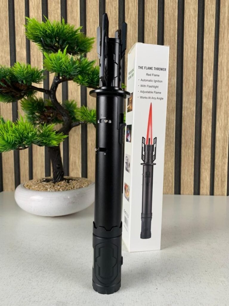 Briquette à Gaz Portable Extra Long avec Torche – Flamme Puissante, Partout