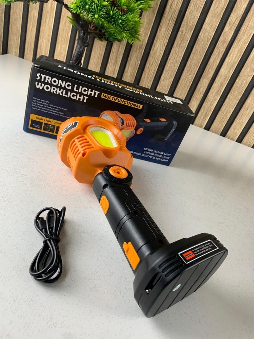 Lampe Torche LED Rechargeable USB avec COB – Lumière d’Urgence - Image 6