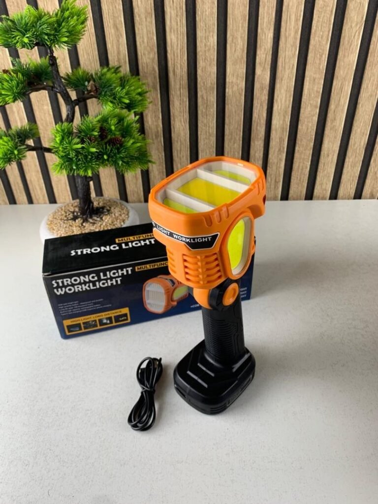 Lampe Torche LED Rechargeable USB avec COB – Lumière d’Urgence