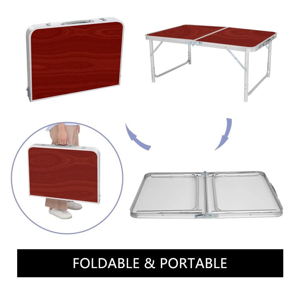 Table Pliante Portable en Aluminium Solide et Légère - Image 2