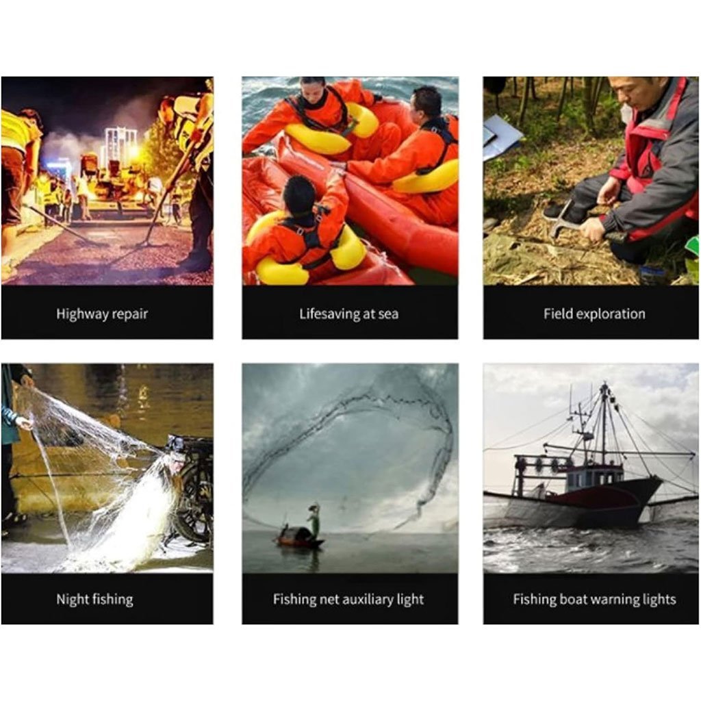 Feu de Détresse Marin – Lampe LED Stroboscopique Ultra-Sécurisée