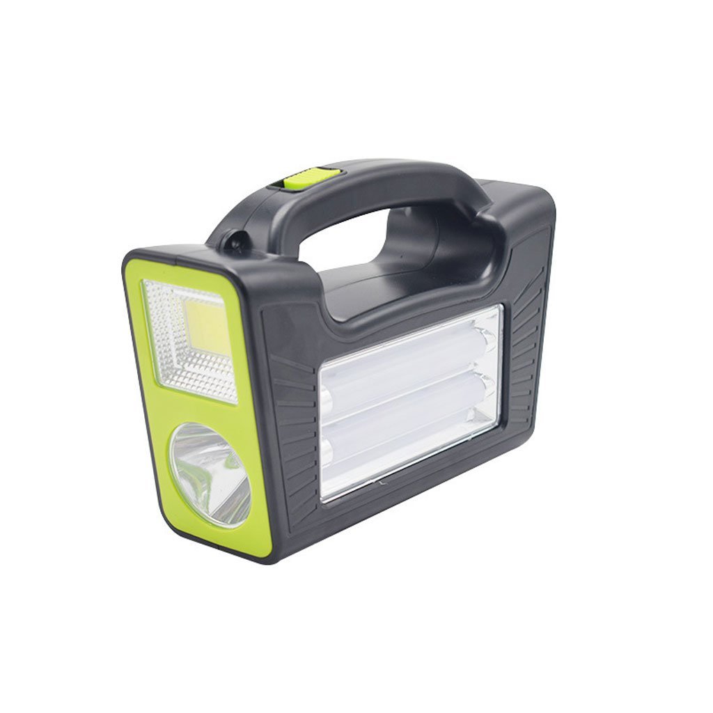 Kit Panneau Solaire Portable avec Torche LED Rechargeable et 3 Lampes – Éclairage Solaire Polyvalent pour Maison & Extérie - Image 2