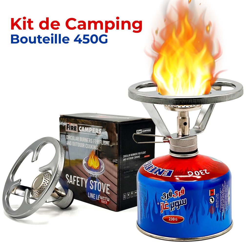 de Camping Portable en Acier Inoxydable