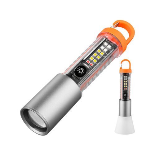 Torche Tactique - Zoom Télescopique, USB-C, Magnétique - Image 3