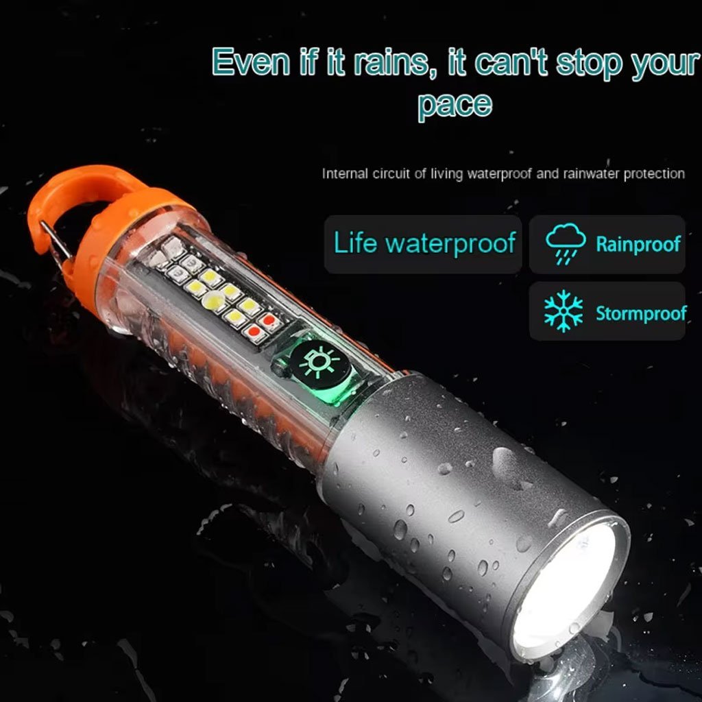 Torche Tactique - Zoom Télescopique, USB-C, Magnétique - Image 4