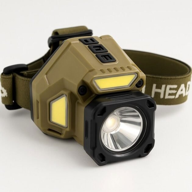 Lampe Frontale Rechargeable avec Capteur de Mouvement