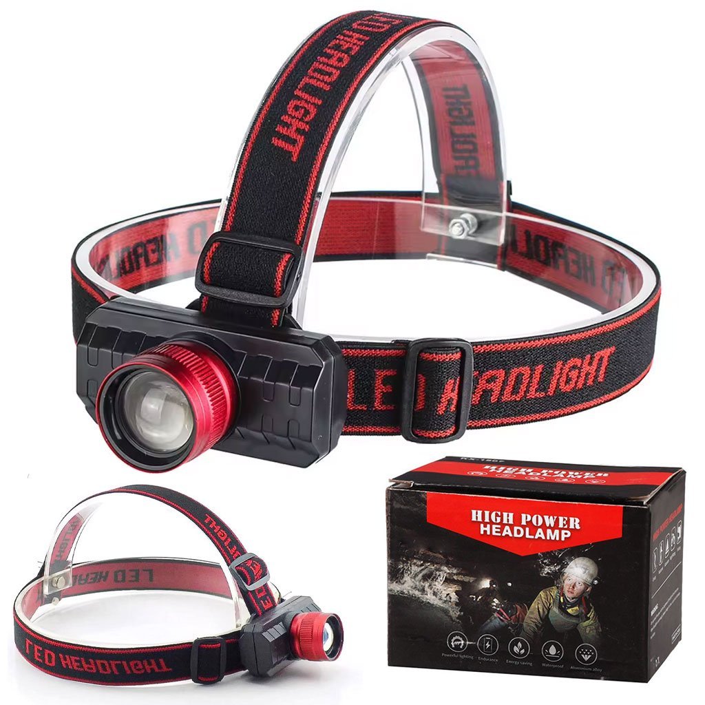 Lampe Frontale Réglable Ultra Légère 3 Modes