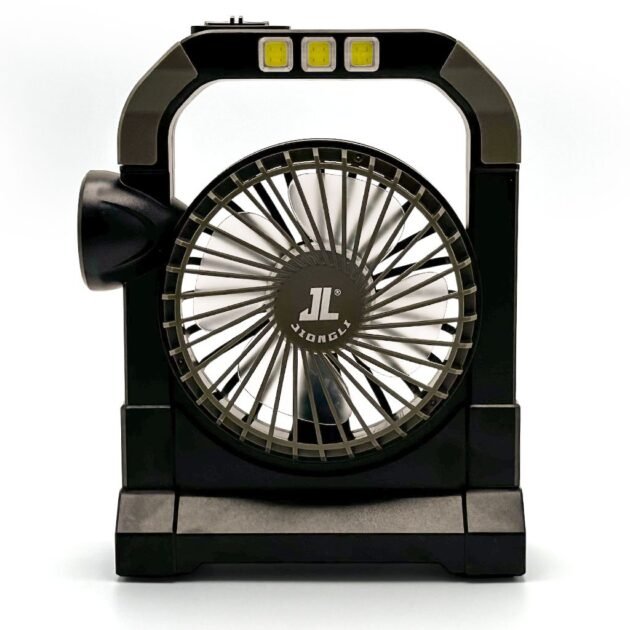 Ventilateur portable rechargeable avec lampe torche JL-9522