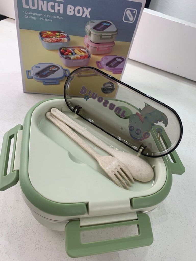 Boîte à lunch en acier inoxydable 1000 ml avec 3 compartiments