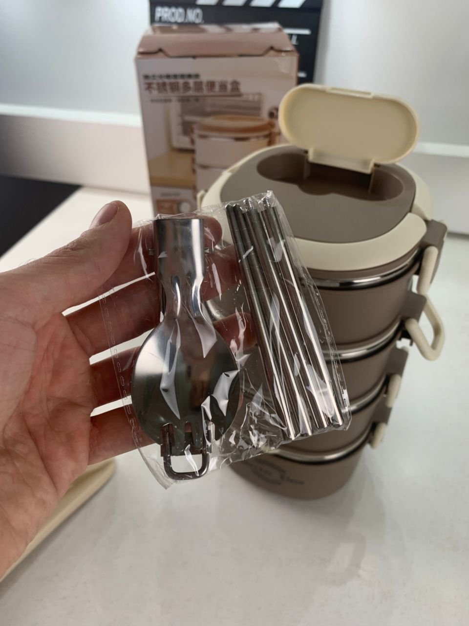 Boîte à lunch en acier inoxydable 4 couches - Image 7