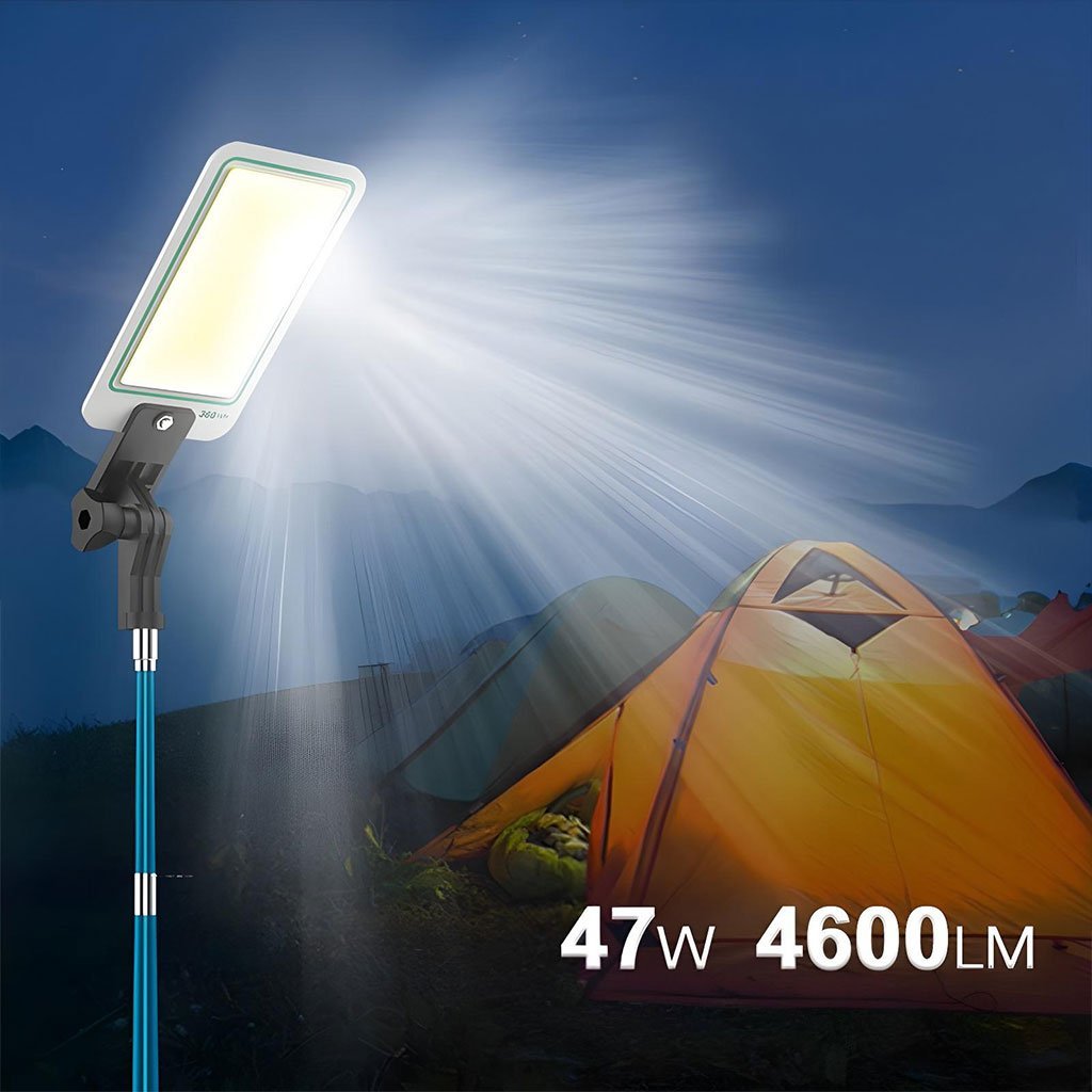 Lampe de Pêche LED 800W avec Accessoires - Modes ajustables