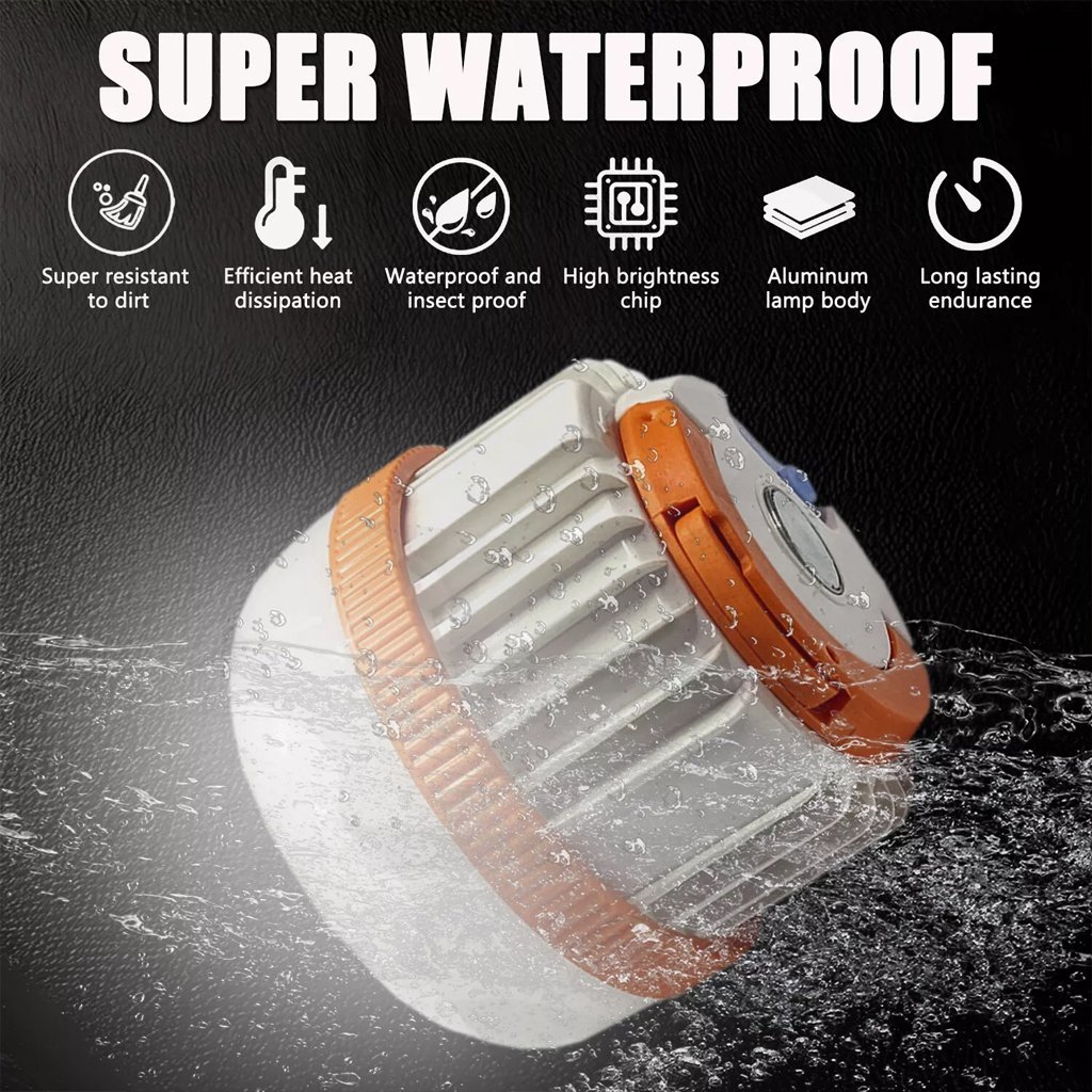 Lampe LED Portable 200W Rechargeable avec Modes réglables