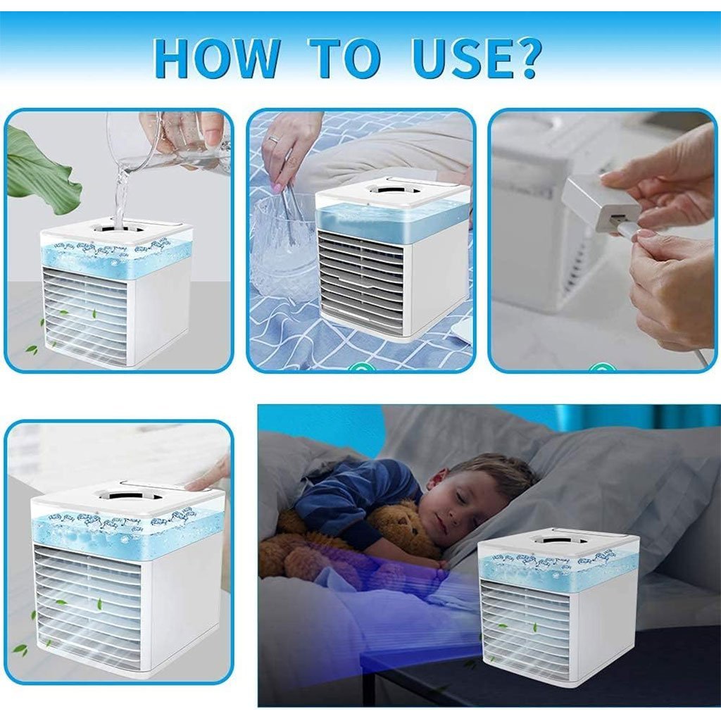 Refroidisseur d’air – Climatiseur Portable 4 en 1 pour un Été Frais et Confortable - Image 4