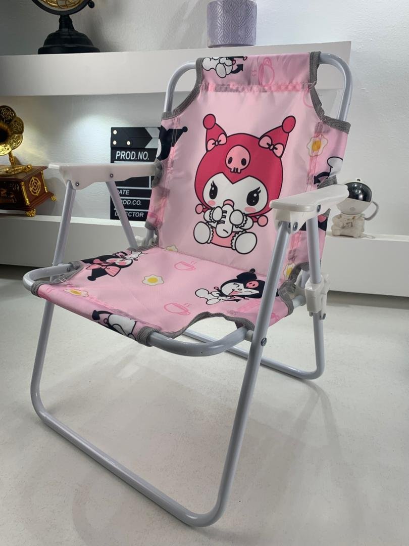 Chaise Enfant Pliable avec Motifs Stitch & Kuromi – Confort et Sécurité - Image 5