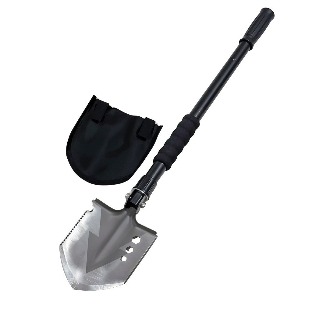 Pelle de Camping Pliable 28" – Multifonction en Acier Haute Teneur en Carbone - Image 2