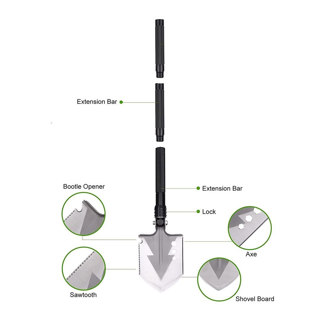 Pelle multifonctions de camping 3 en 1 - Image 2