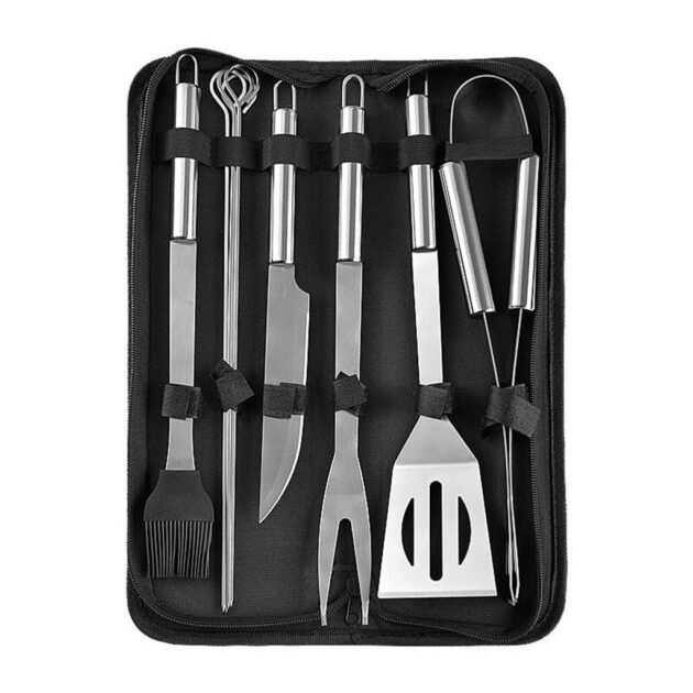 Kit d’Ustensiles de Barbecue 5 Pièces – Pratique et Complet