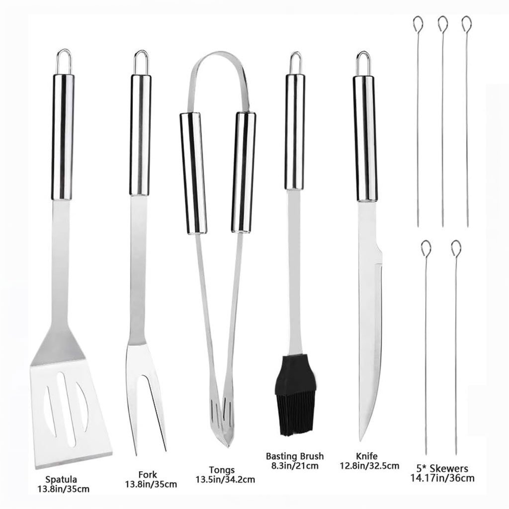Kit d’Ustensiles de Barbecue 5 Pièces – Pratique et Complet