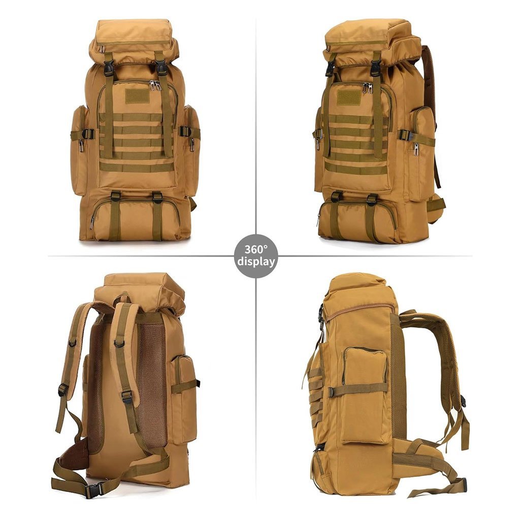 Sac à Dos de Randonnée 80L Imperméable & Ergonomique