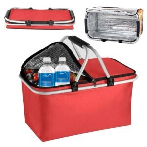 Panier Isotherme Pliable 30L – Sac Réfrigérant pour Courses & Pique-Nique