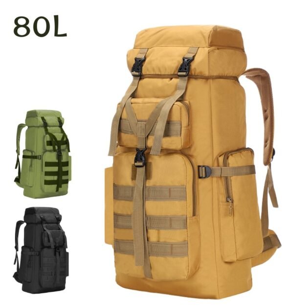 Sac à dos randonnée de grande capacité de 80 L